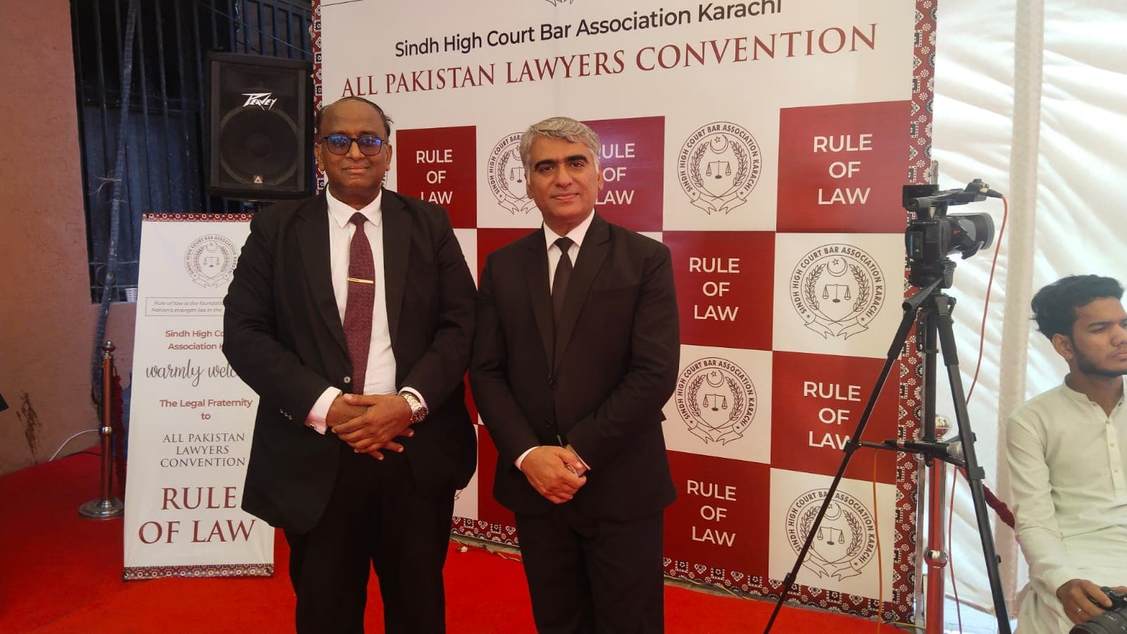 Ghulam Shabbir Babar at the All Pakistan Lawyers Convention, Sindh High Court Bar Association